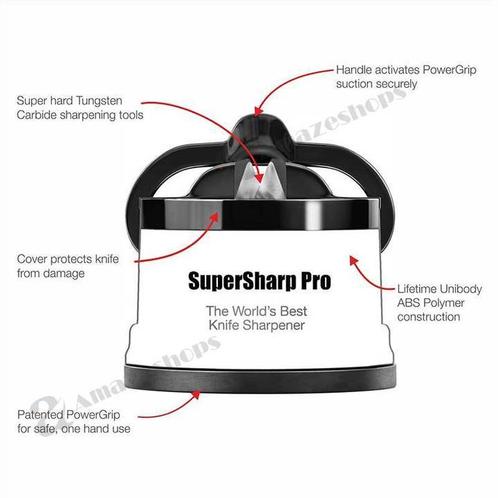 SuperSharp Suction Cup Knife Sharpener