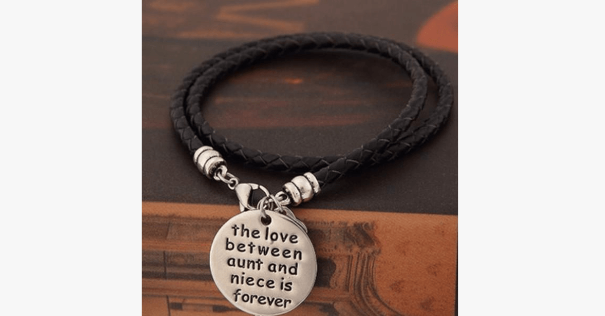 The Love Between Aunt and Niece is Forever Bracelet