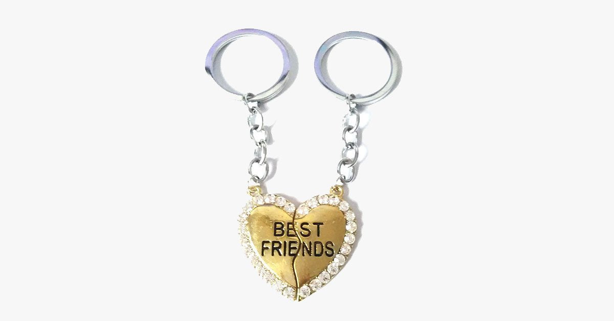 Best Friends Keychain
