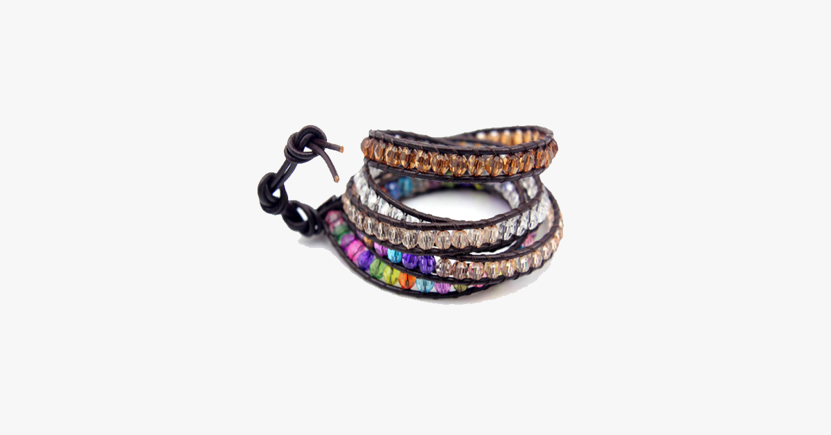 Rainbow Desert Wrap Bracelet