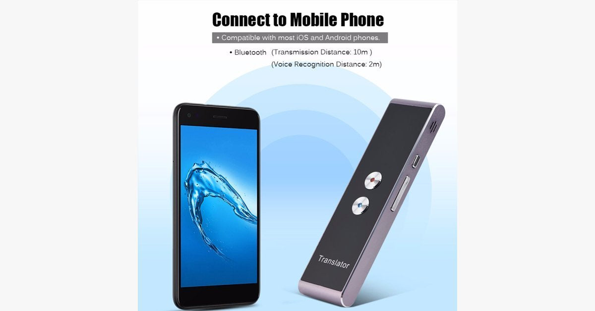 Smart And Portable Multi-Language Voice Translator – Making Your Travel Easier!