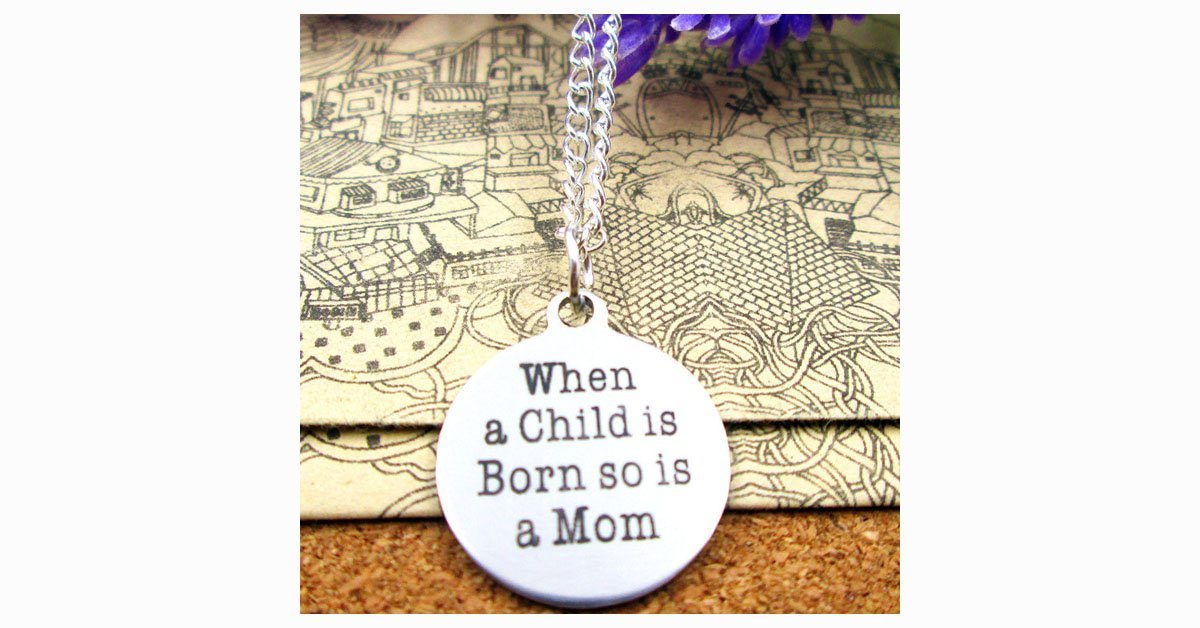 Birth of Child and Mother Necklace