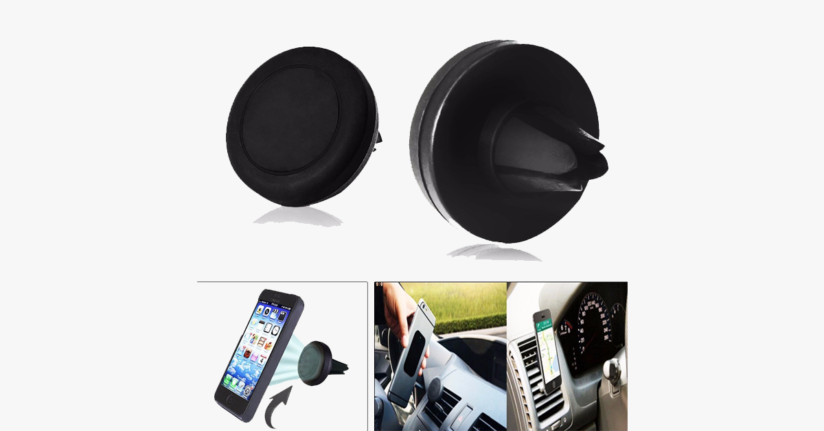 Magnetic Air Vent Mount – Keep Your Phone Where You Can See It & Enjoy Easy Navigation!