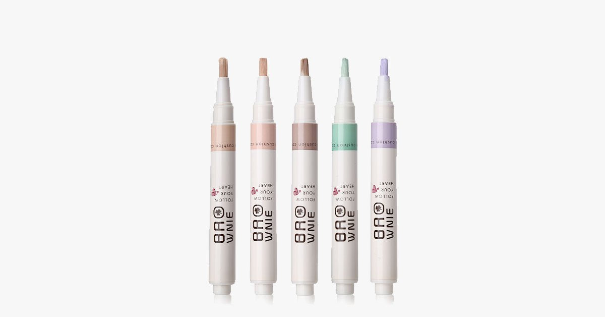 Full Coverage Concealer Pen for Easy Application - Set of 6 Highlighters to Make You Fabulous in Every Way
