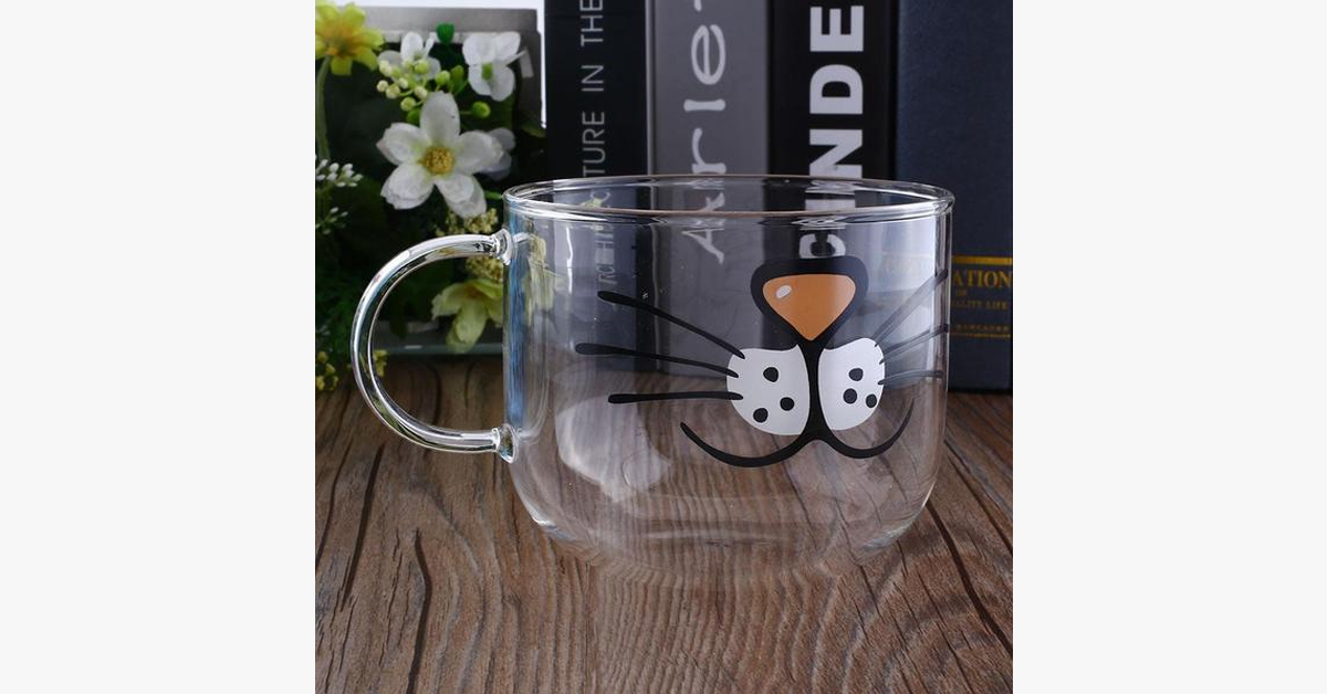 Transparent Cat Whisker Mug