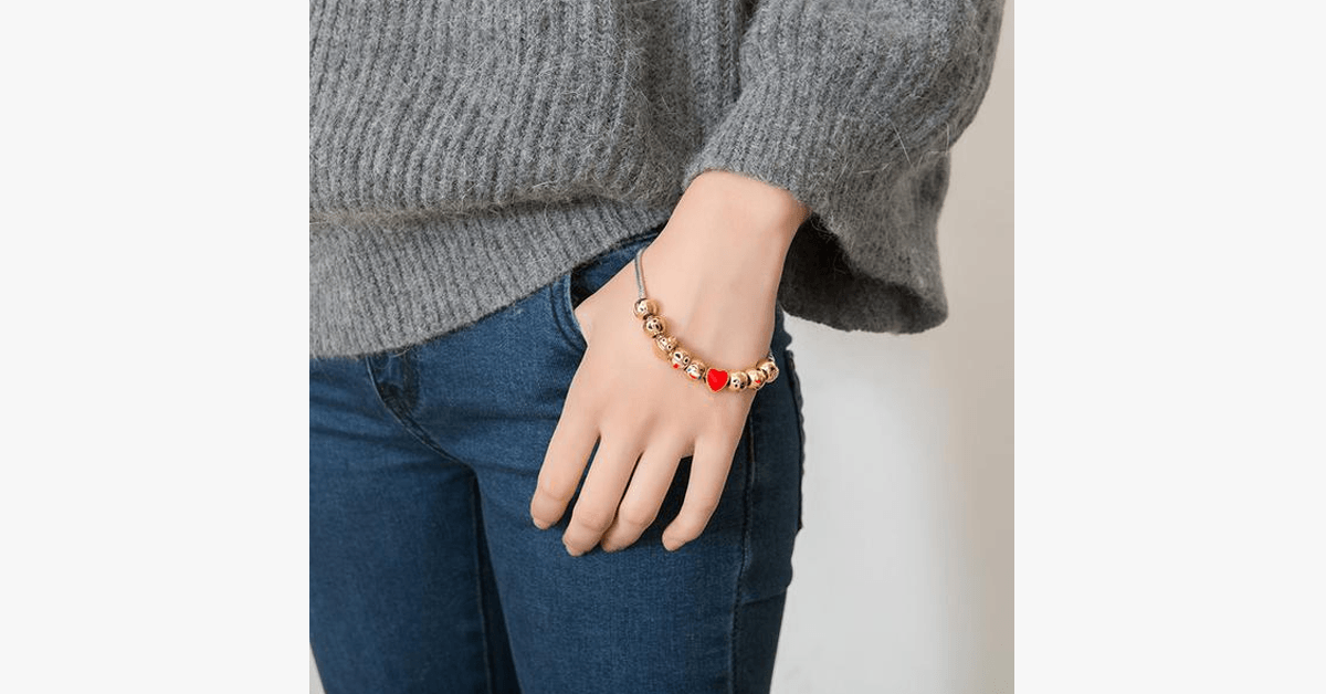Emoticon Bracelet - Expressive Charm Bracelet for Your Quirky Looks