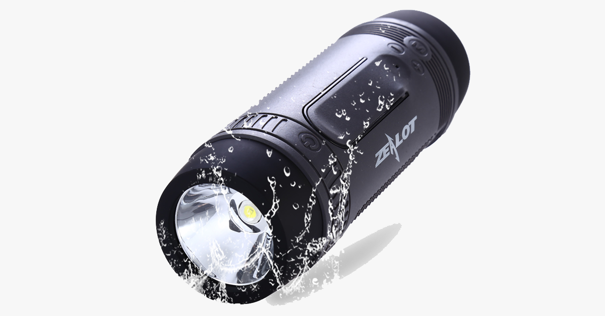 Sports Music Outdoor Flashlight – The Perfect Combination of Speaker, Flashlight and Power Bank