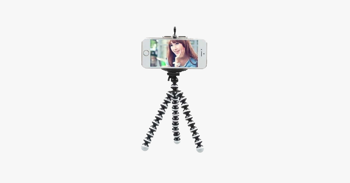 Mini Flexible Selfie Smartphone Tripod – Click Amazing Pictures Easily!