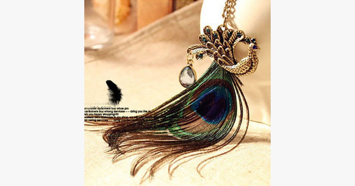 Peacock Feather Pendant