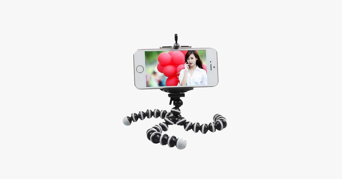 Mini Flexible Selfie Smartphone Tripod – Click Amazing Pictures Easily!