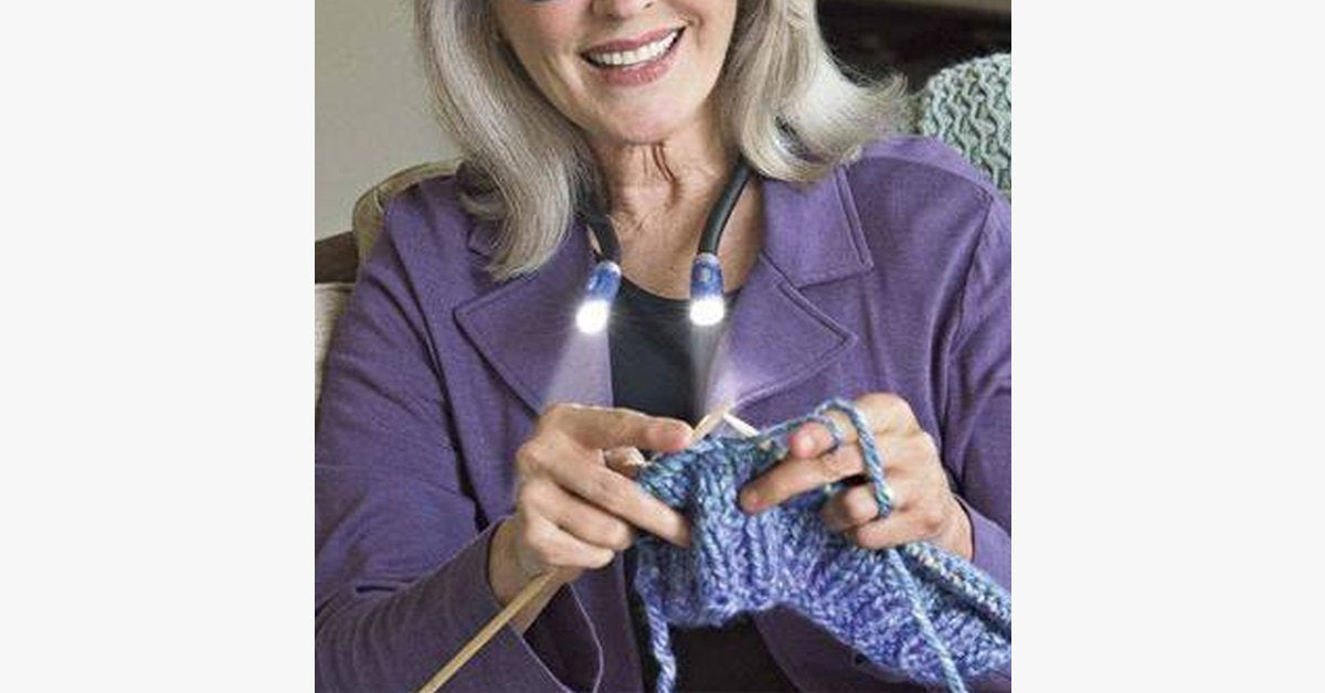 Knitting Crocheting Lamp - Your go-to tool while knitting!