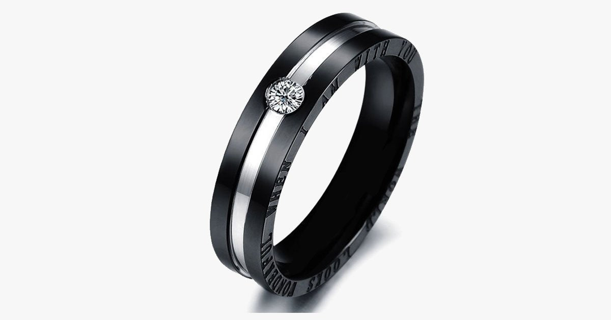 Black Titanium Ring