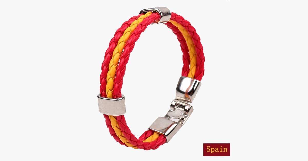 Team Spain Flag Bracelet