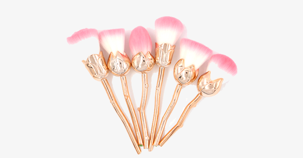 Extraordinary Rosette Brush Set – Make a Style Statement with Your Makeup Essentials