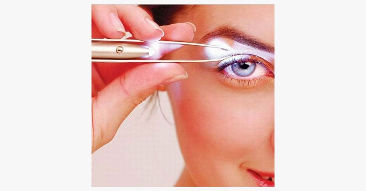 Tweezer for Eyebrow Hair with LED light–Grooming Made Easier