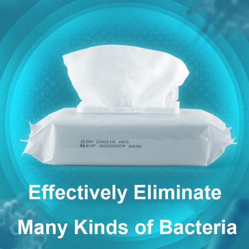 Disposable Antibacterial Wipes for Skin and Surfaces