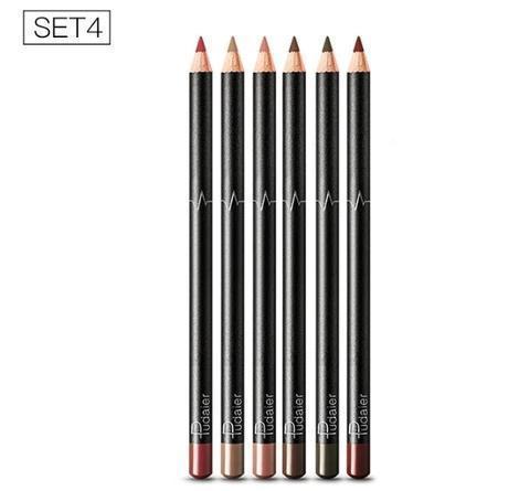 36 Colors Waterproof Non-marking Matt Velvet Lipstick Liner Pencil