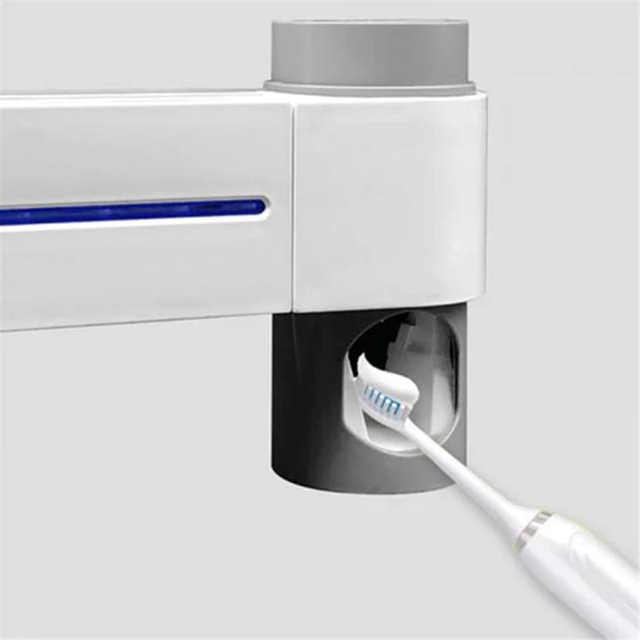 2-In-1 Ultraviolet Toothbrush Disinfector & Automatic Distributor