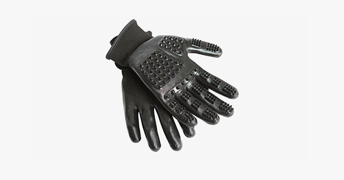 Pair of Pet Grooming Gloves