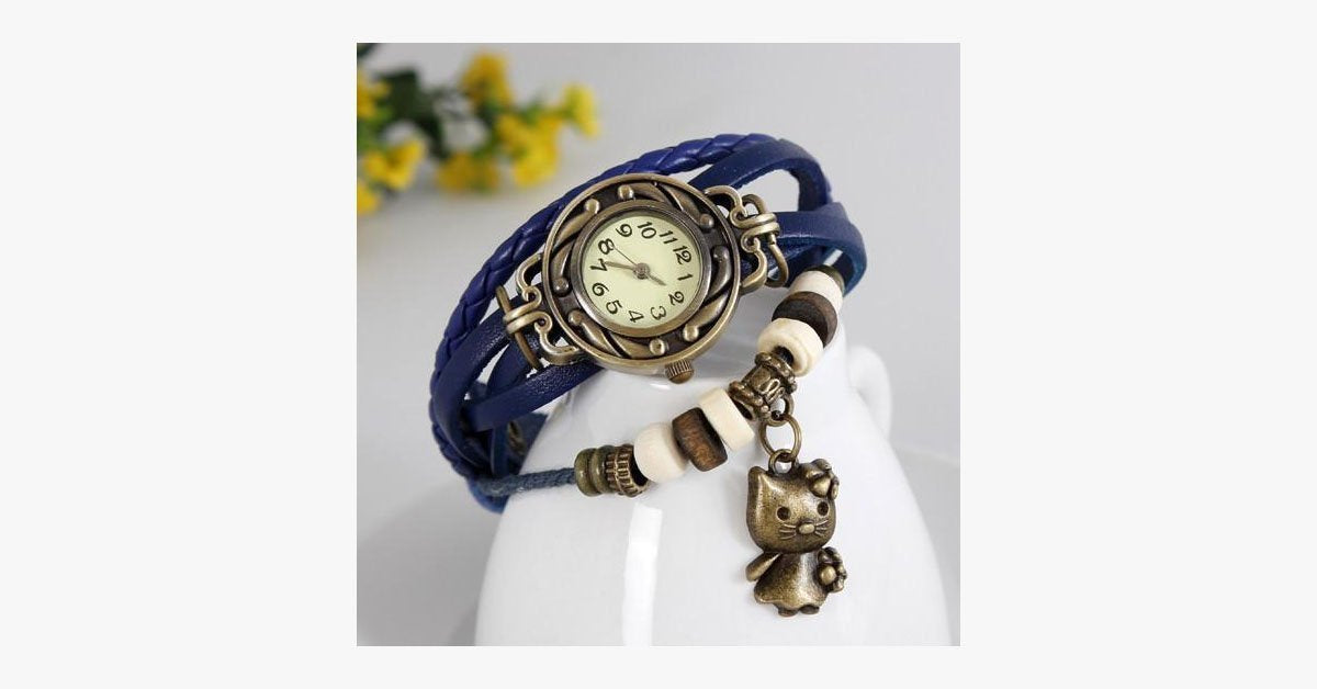 Cute Kitty Wrap Watch – Get the Perfect Charm!