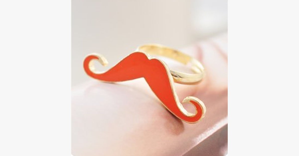 Mustache Ring