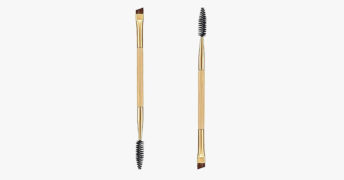 Double-Sided Brow Brush - Sharper Brows and Full Volume Lashes