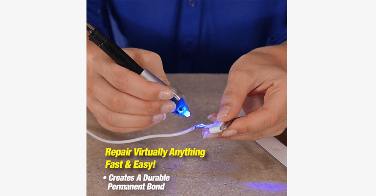 5 Second Super Glue with UV Light Technology