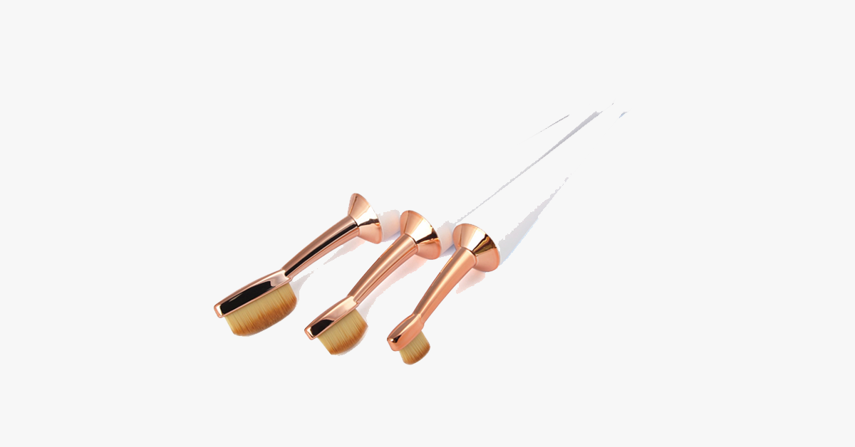 Umbrella Cut Oval Brush Set