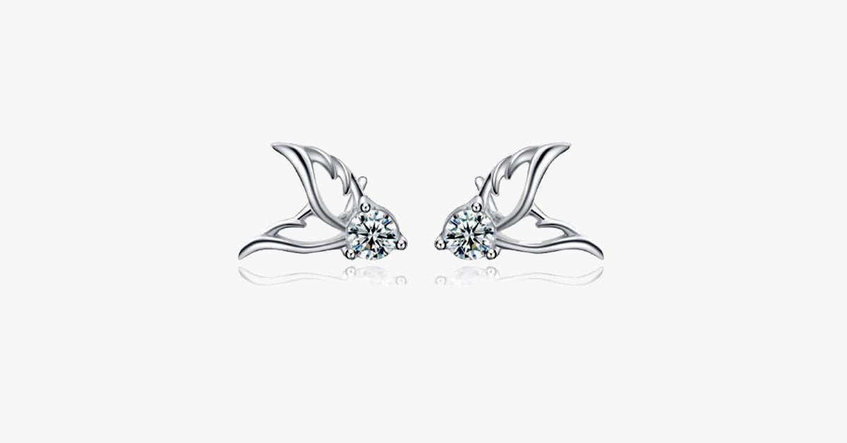 Angel Papillon Stud Earrings