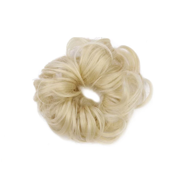 Messy Out-of-Bed Rose Bun Scrunchie