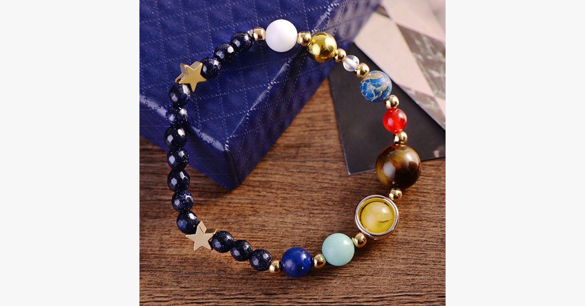 Unique Planet Bead Bracelet – Just Out of This World!