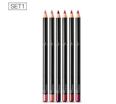 36 Colors Waterproof Non-marking Matt Velvet Lipstick Liner Pencil