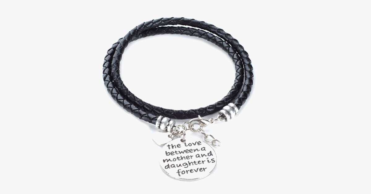 Mother and Daughter is Forever Hand Stamped Bracelet- Lobster clasp- Fashionable