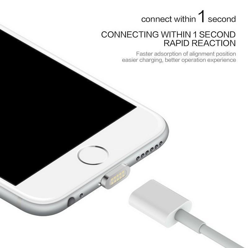 2.4A High Speed Charging Magnetic Cable for iOS & Android Devices