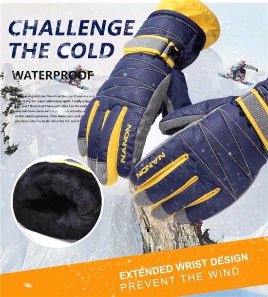 Unisex Winter Tech Windproof Waterproof Riding Gloves