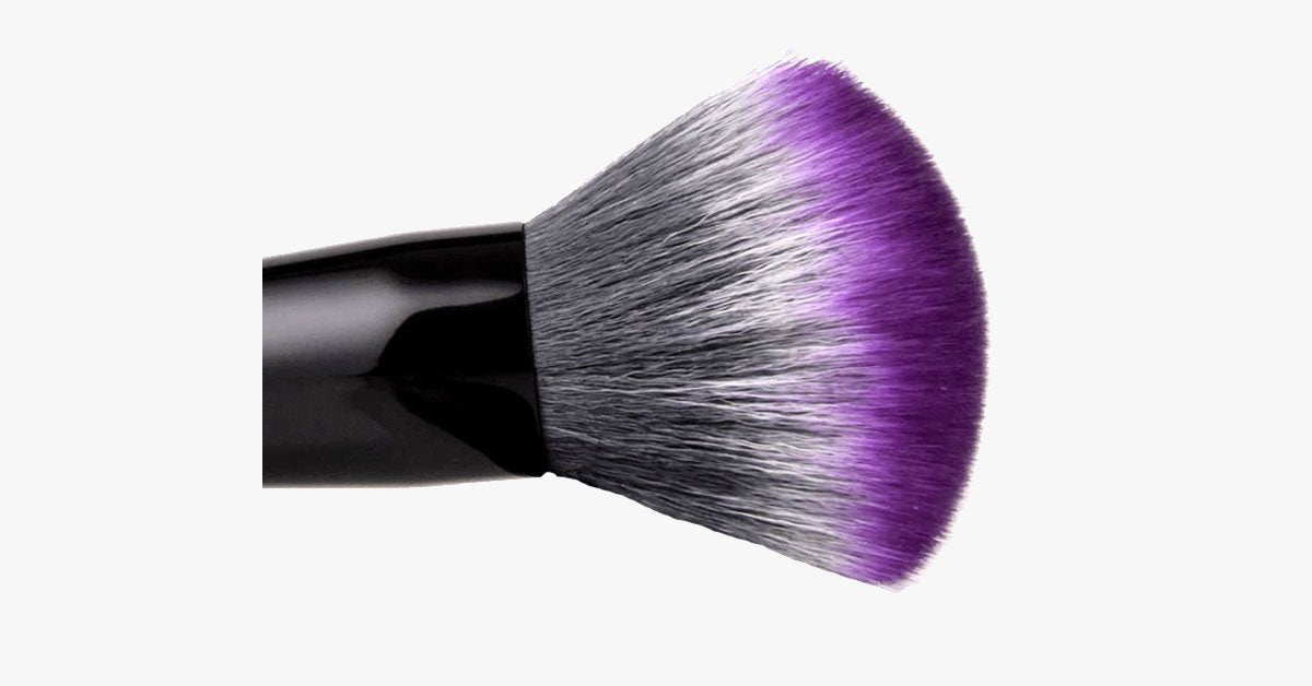 Midnight Rainbow Makeup Brush Set of 22 - Add a Pop of Color to Your Vanity