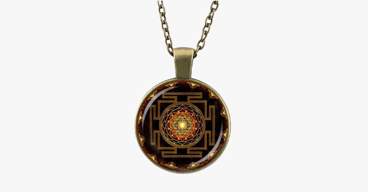 Sri Yantra Pendant Necklace