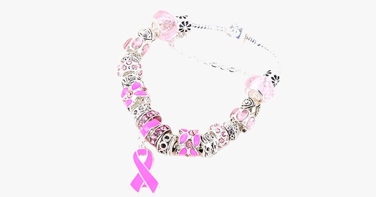 Pink Ribbon Awareness Bracelet