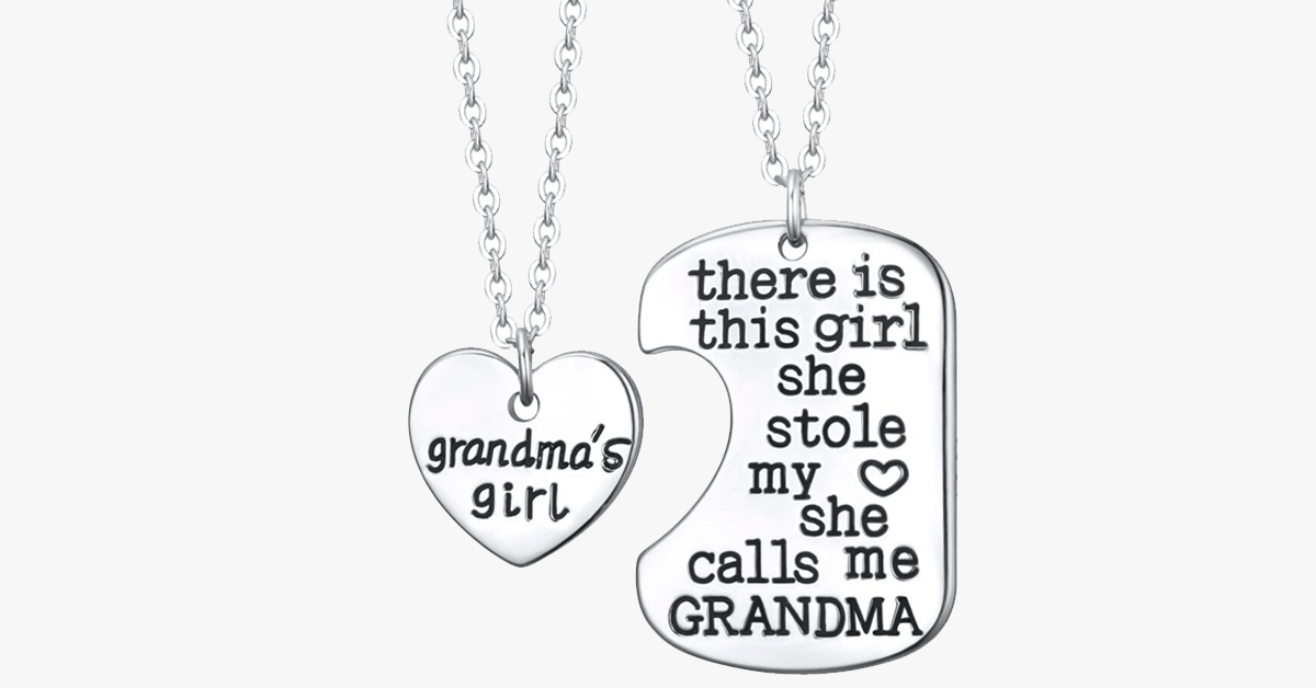 Grandma's Girl Necklace Set