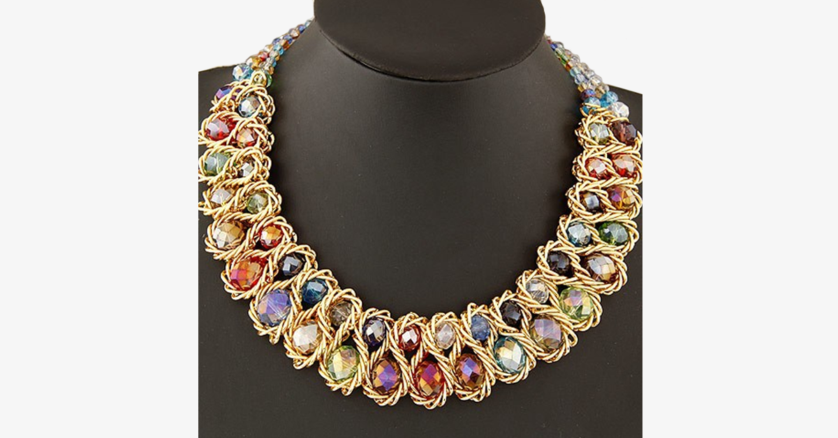 Big Choker Double Bead Necklace – Must-Have Piece Of Jewelry with an Elegant And Unique Design