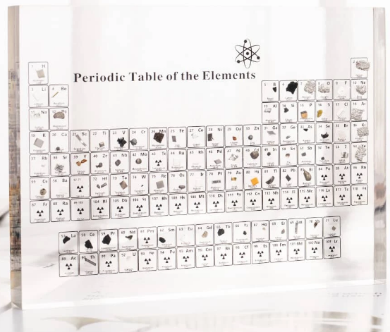 Atomica - Periodic Table With Real Elements – moderntrendystore