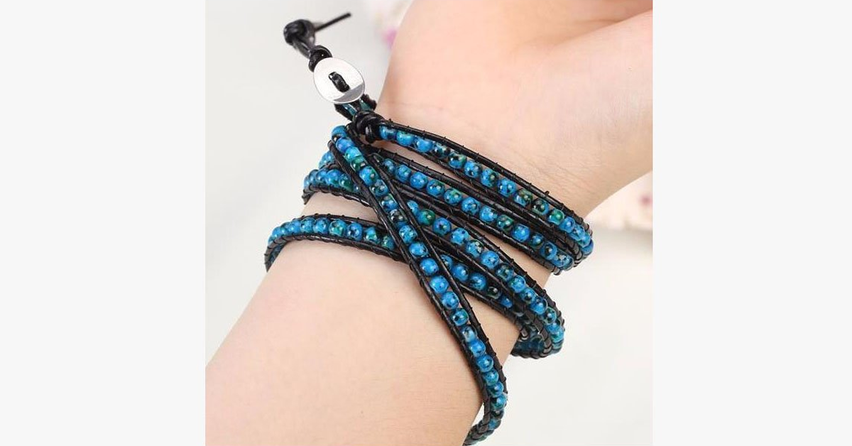 Deep Ocean Wrap Bracelet