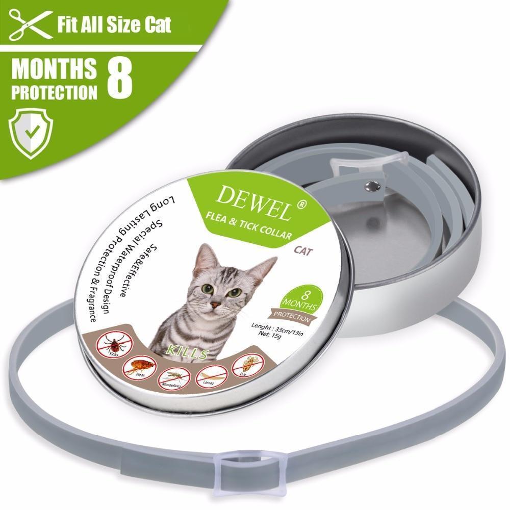 Pro Guard Flea & Tick Collar For Cats- 8 months Protection