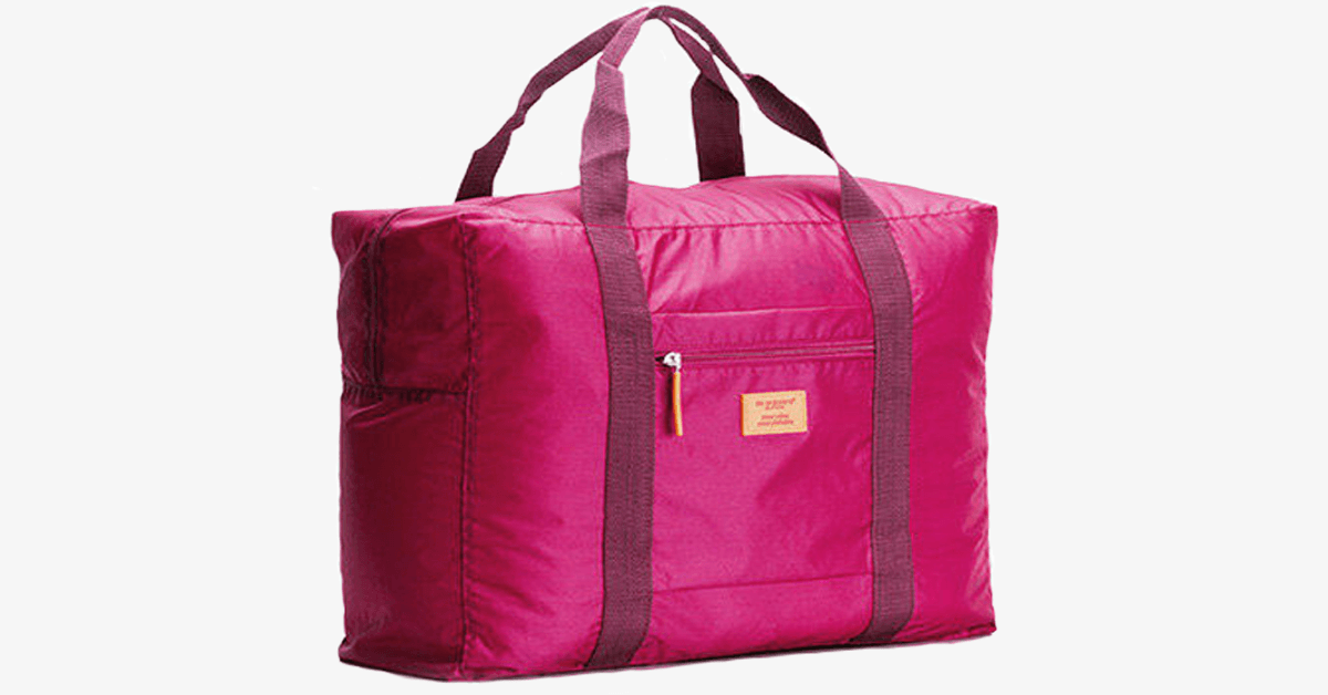 Foldable Travel Luggage - Made From Waterproof Tough Nylon with Durability - Handy Organiser - Suitable for Storage, 37 x 45