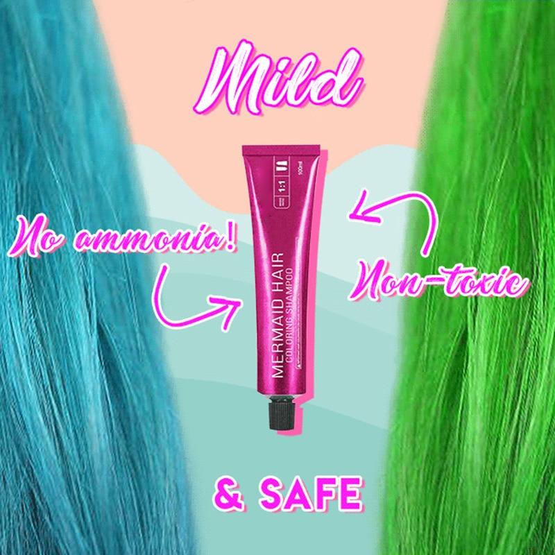 Mermaid Hair Coloring Shampoo