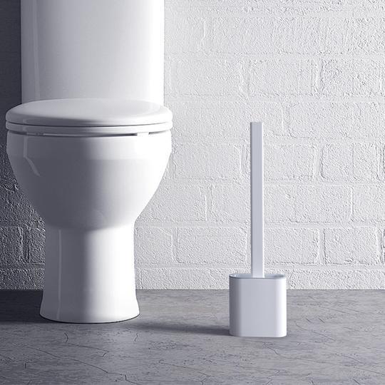 Revolutionary SIlicone Flex Toilet Brush with Holder