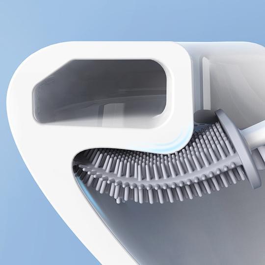 Revolutionary SIlicone Flex Toilet Brush with Holder
