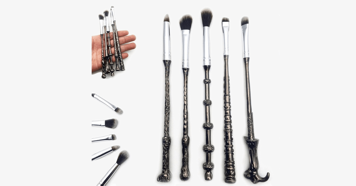 Harry Potter Makeup Brush Set- Perfect Magic Wands for Casting a Spell On Your Face!