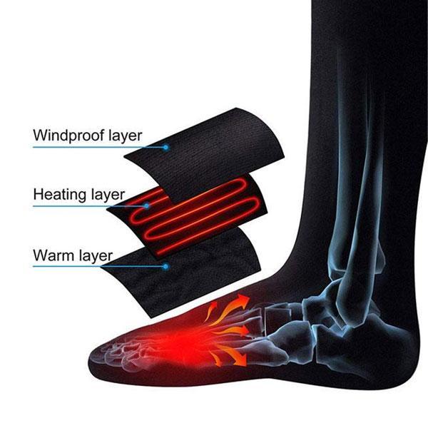 Rechargeable Comfy Heated Electric Battery-Powered Socks