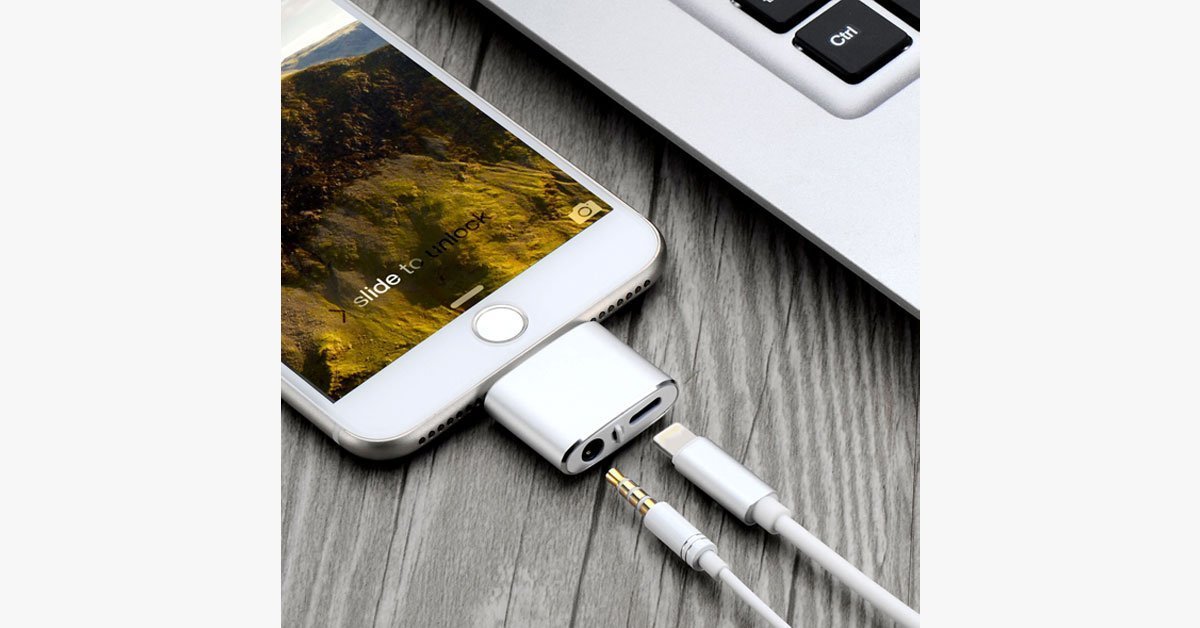 4-In-1 iOS Audio Charger Adapter